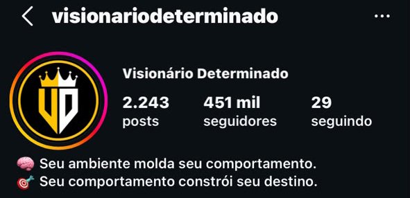 Print Instagram VisionarioDeterminado